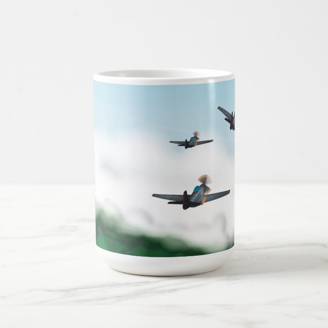 Andra världskrigets flygplan kaffemugg (Center)