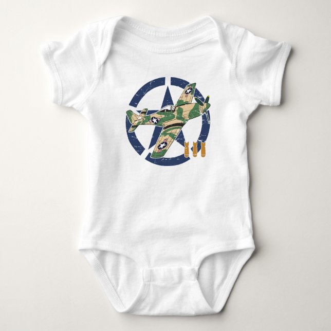 ANDRA VÄRLDSKRIGETS FLYGPLAN T SHIRT (Framsida)