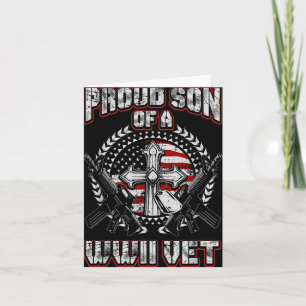 Andra Världskrigs Veteran Stolt Son Till En Wwii V Kort