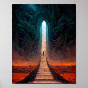 Andra världsvägar 2 Fantasy Art Poster