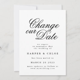 Ändra vårt datum spara datumet