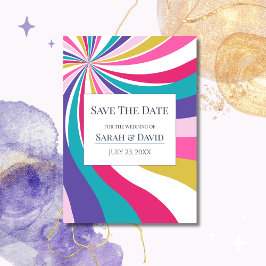 Ändra Vinkar Rosa Spara datum för Unik Inbjudningar