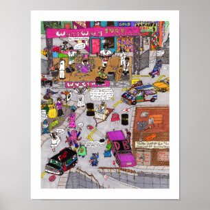 Andra Voltz Teckning Poster