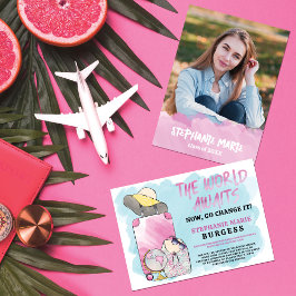 Ändra World Photo Studenten-meddelandet Inbjudningar