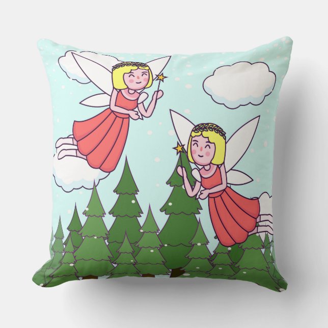 Ändrad Älvor Pillow Kudde (Framsida)