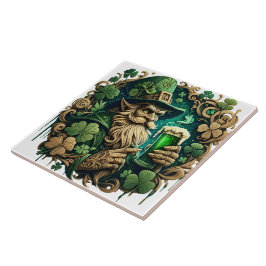 Ändrad kväll av Ale A-Leprechaunsar Kakelplatta