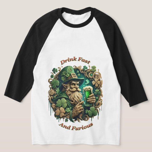 Ändrad kväll av Ale A-Leprechaunsar T Shirt (Laydown)