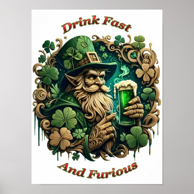 Ändrad kvällstid för Ale A-Leprechaunsar - popup 1 Poster (Framsidan)