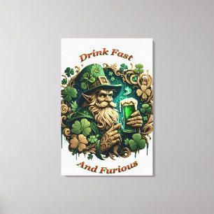 Ändrad kvällstid för Ale A-Leprechaunsar - popup 2 Canvastryck