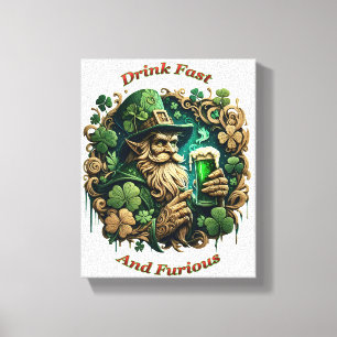 Ändrad kvällstid för Ale A-Leprechaunsar - popup 8 Canvastryck