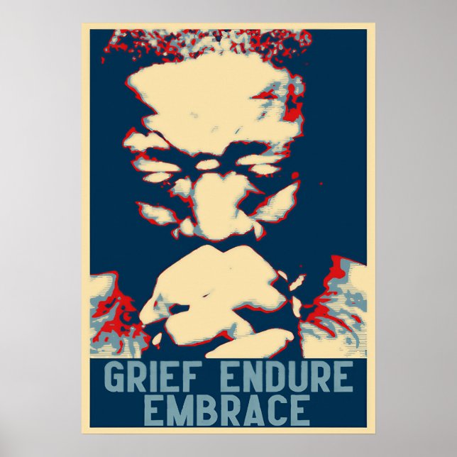 Ändrad Obama Hope-poster Poster (Framsidan)