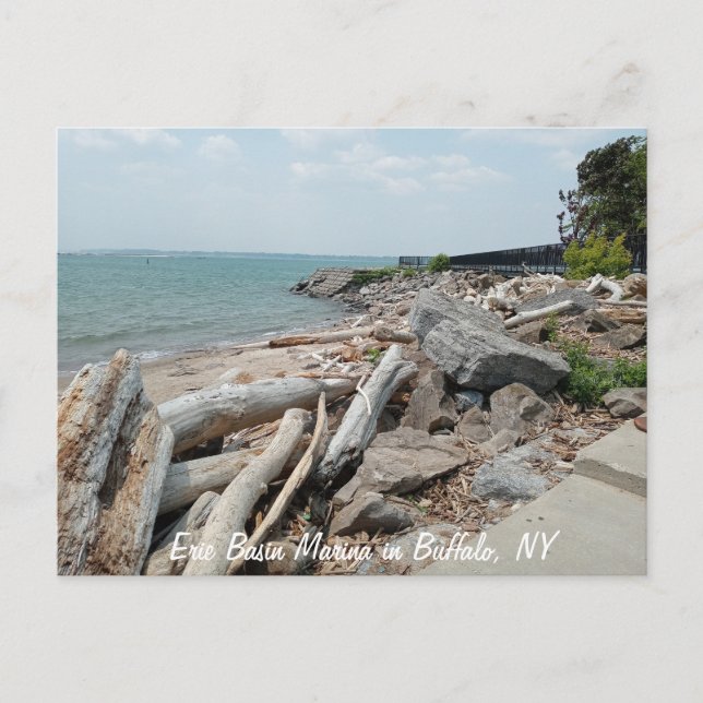 Ändrad Pier vid Erie Basin Marina Vykort (Framsida)