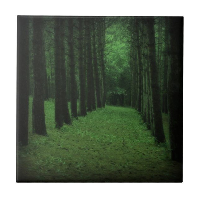 Ändrad skogsbricka kakelplatta (Framsidan)