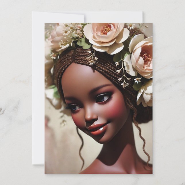 "Ändrade dockor: Guardians of Dreams and Precious Inbjudningar (Framsida)