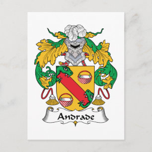 Andrade Family Crest Vykort