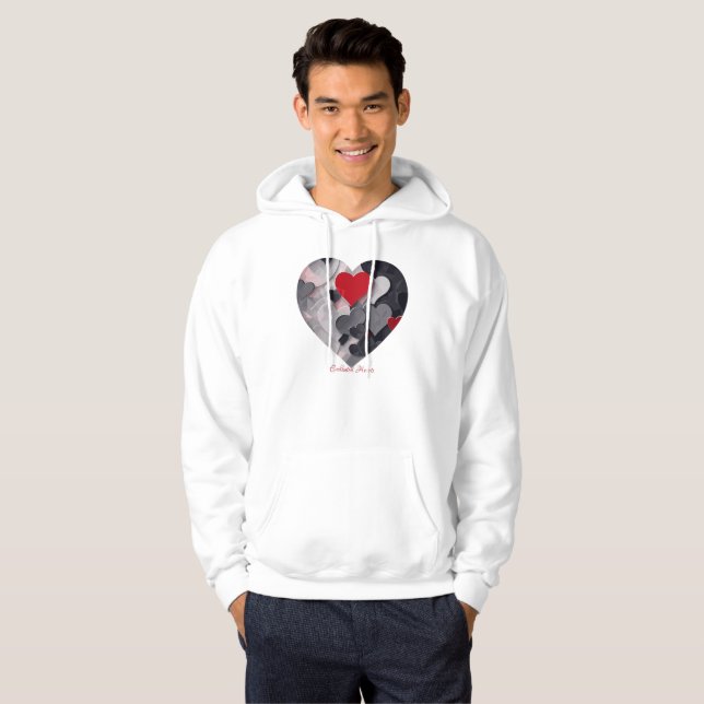 Ändrade hörn hoodie (Hel framsida)