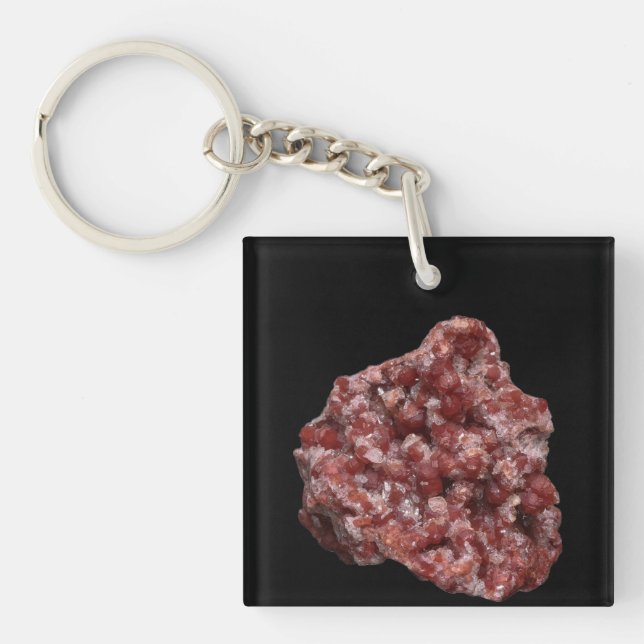 Andradite Garnet och Calcite Cluster (Framsidan)