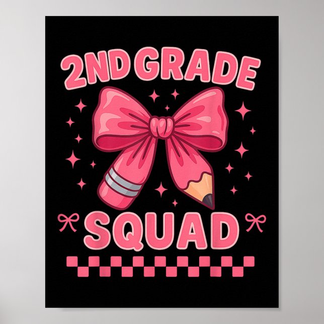 Andraklassgänget första skoldagen 2:a klass C Poster (Framsidan)
