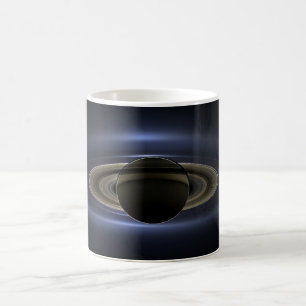 Ändrande mugg för planetSaturn färg