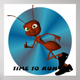 Andre Ant Running Poster