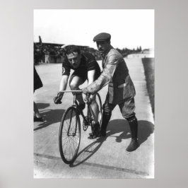 André Auffray på Avsluta Bordeaux-Paris 1910 Poster