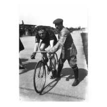 André Auffray Vid målet Bordeaux-Paris 1910