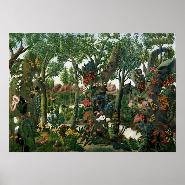 Andre Bauchant - Vintage Paradise Poster (Framsidan)