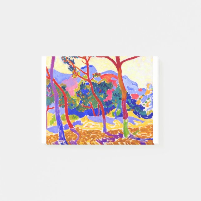 Andre Derain Fauvist Landscape with Trees Post-it Block (Framsida)