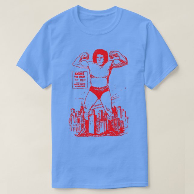 Andre Giant åttonde  i världen T Shirt (Design framsida)