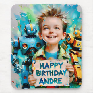 ANDRE ~ Leksak Robots ~ Mousepad Musmatta