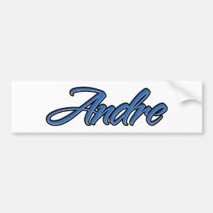 Andre Namn blue Aufkleber Sticker Autoaufkleber Bildekal