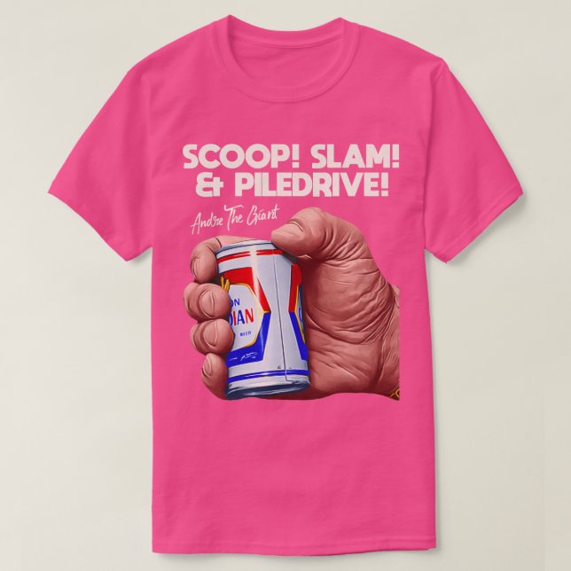 Andre the Giant Beer T Shirt (Design framsida)