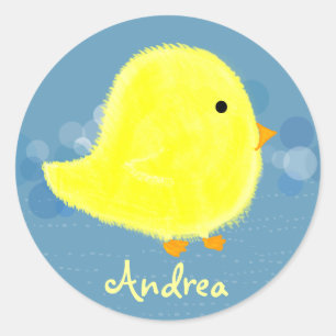 Andrea Baby Chick Sticker 369MyName Runt Klistermärke