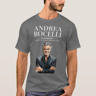 Andrea Bocelli, världens rikaste mellan Tenor-P T Shirt