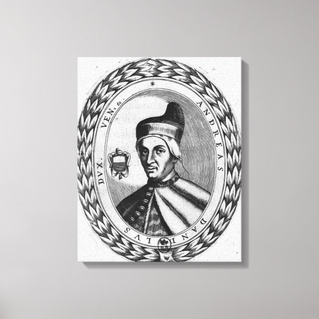 Andrea Dandolo Canvastryck (Framsida)