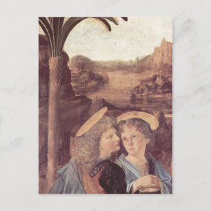 Andrea del Verrocchio Die Taufe Christi, informati Vykort