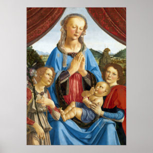 Andrea del Verrocchio Virgin and Child Poster