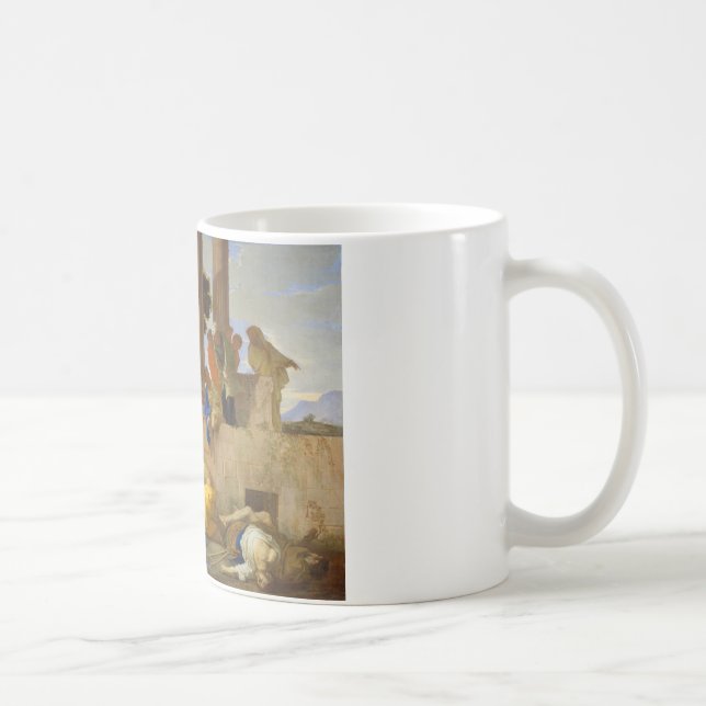 Andrea di Lione - Tobit Burying the Dead Kaffemugg (Höger)