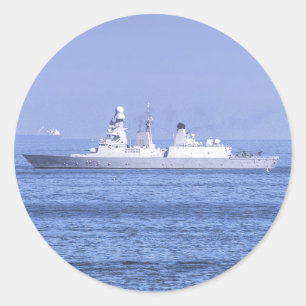 Andrea Doria Italiana Förstörare Runt Klistermärke