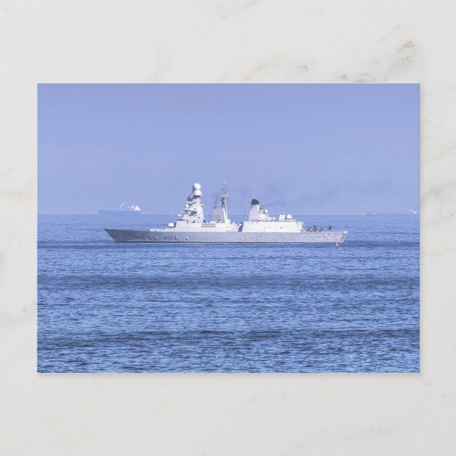Andrea Doria Italiana Förstörare Vykort (Framsida)