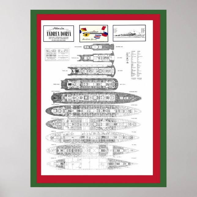 Andrea Doria Poster (Framsidan)