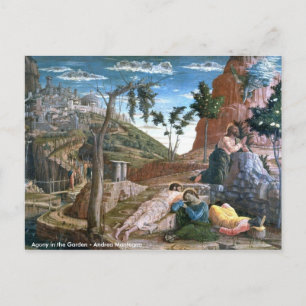 Andrea Mantegna Agony i Garden Vykort