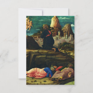 Andrea Mantegna Kristi lidande i Getsemane helgonk Tack Kort