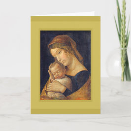 ANDREA MANTEGNA MADONNA OCH HELGDAG FÖR BARN HELGKORT
