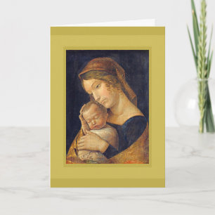 ANDREA MANTEGNA MADONNA OCH HELGDAG FÖR BARN HELGKORT