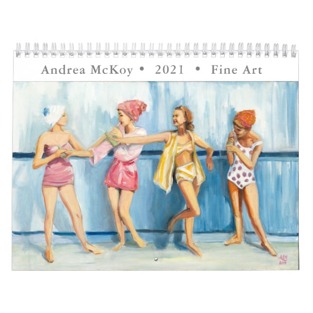 Andrea McKoy Fine Art 2021 Kalender - utgåva I (Omslag)
