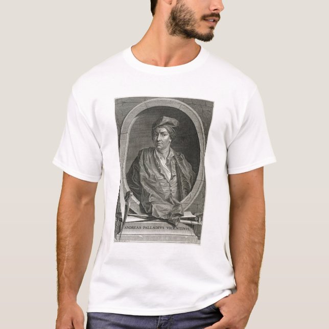 Andrea Palladio (1508-80) som inristas av den Tee Shirt (Framsida)