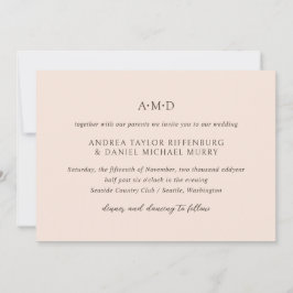 Andrea Tan Elegant bröllop Inbjudningar