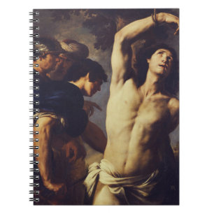 Andrea Vaccaro: St. Sebastian Barock konstnärlig u Anteckningsbok