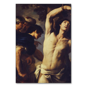 Andrea Vaccaro: St. Sebastian Barock konstnärlig u Bordsnummer